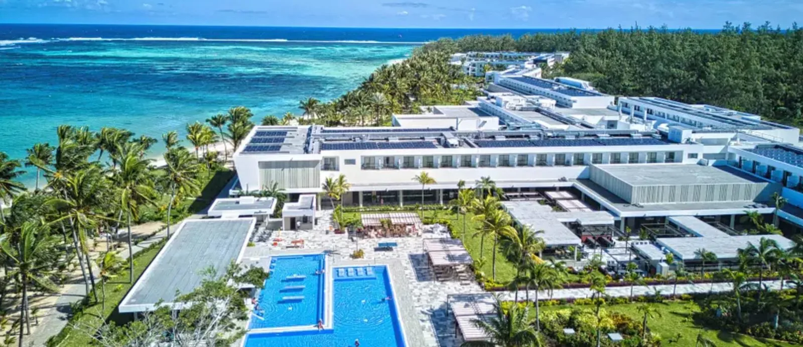 The Riu Turquoise from above